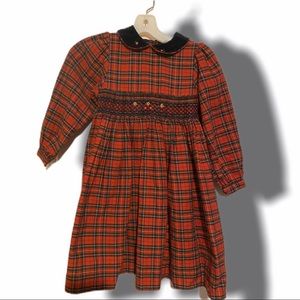 Christie Brooks Girls Smocked Dress Sz L (6X)